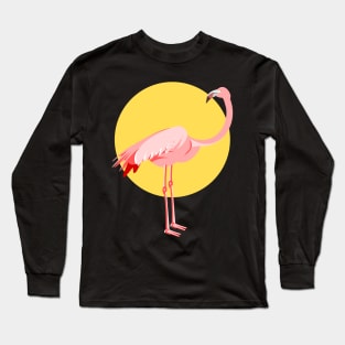 Pink Flamingo Long Sleeve T-Shirt